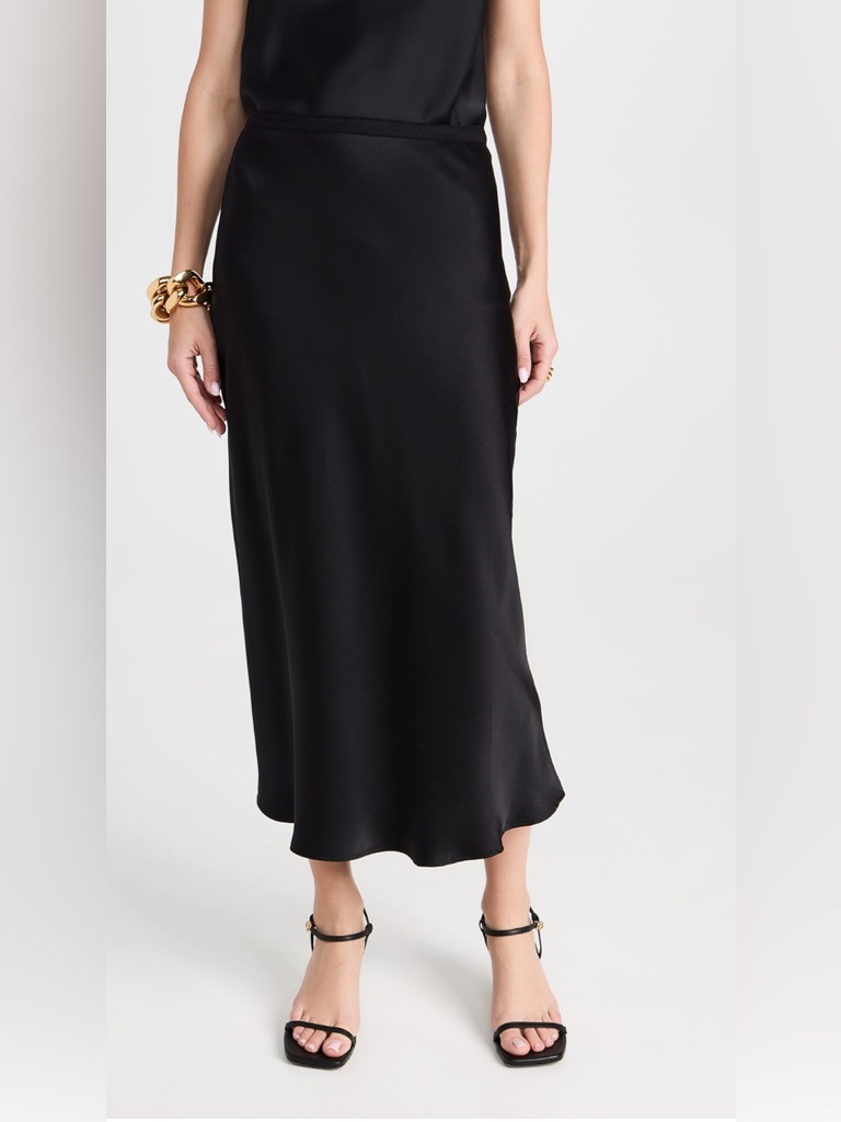 Anine Bing Bar Silk Skirt